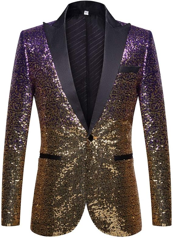 Men's Sequin Suit Jacket