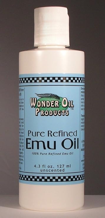 4.3 fl. ounces 100% Pure Triple Refined Emu Oil