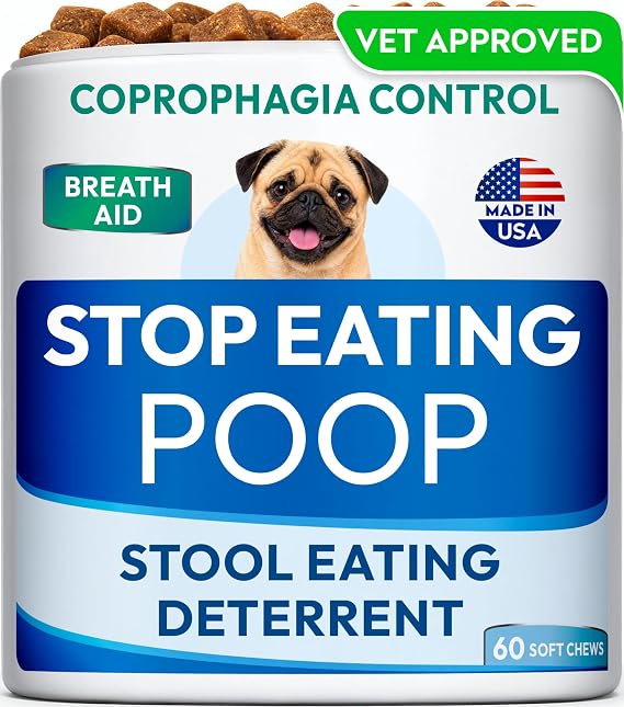 PAWFECTCHEW Coprophagia Deterrent for Dogs & Breath Aid Support