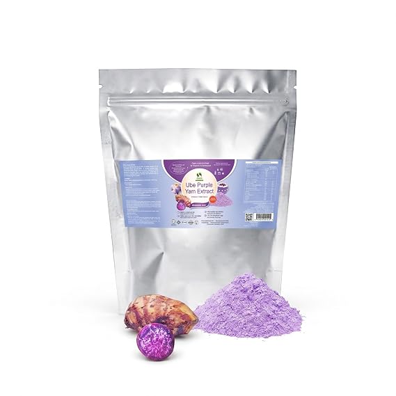 Bionutricia Ube Purple Yam Extract Powder 35oz l Fresh Natural Asian Gourmet Beverage or Bakery Ingredient l 100% Pure Natural l Vegan, Non-GMO, No Sugar