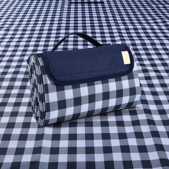 PUPOPIK Picnic Beach Blanket, Picnic Mat 80x60in Waterproof Foldable, Family Mat, Portable Large Picnic Blankets for Travel, Hiking, Music Festival