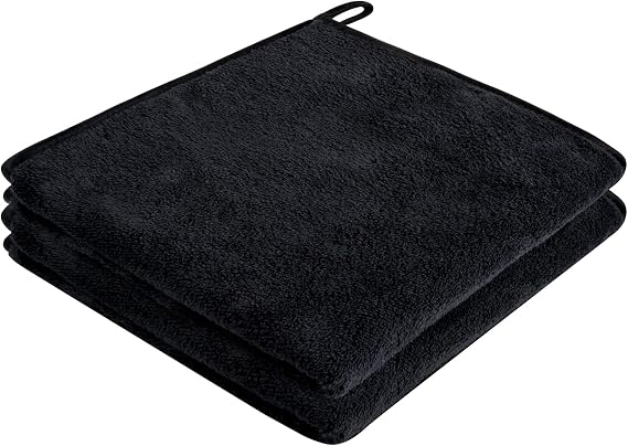 VIVOTE Hand Towel for Kitchen Microfiber Hand Towels with Hanging Loop