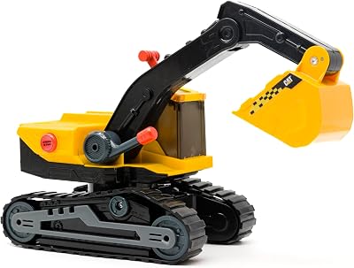 CAT Construction Toys, CAT Construction 11.5 Power Haulers 2.0 Excavator, Lights and Sounds, Ages 3 and up