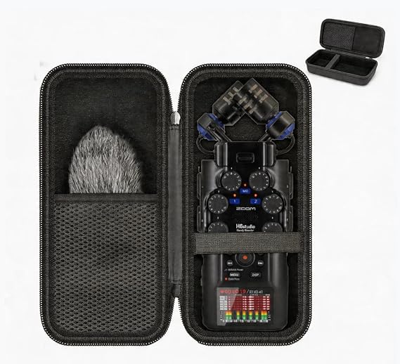 Case for Zoom H6Studio / H6 Studio Float Handheld Recorder, Black(Only Case)