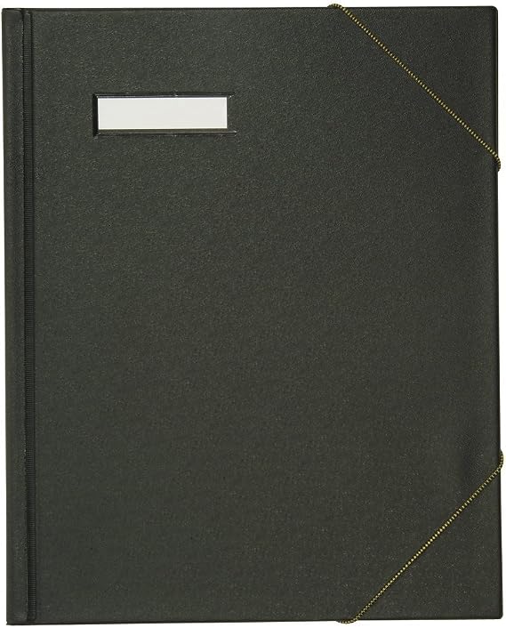 Elba 63430SW Floating File Cardboard/PVC Film for 300 DIN A4 Pages Set of 5 Black