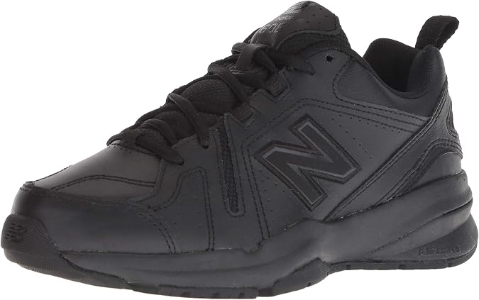 New Balance Women's 608 V5 Casual Comfort Cross Trainer, Black/Black, 6 Narrow