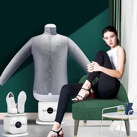 Automatic Ironing Machine, 2026 Upgraded Touched Hands-Free Automatic Ironing Machine 3.0, Steamer 360 Without Blind Spots Drying, Iron Machine 8 Minutes Quick Ironed Dry, One-Click Basic