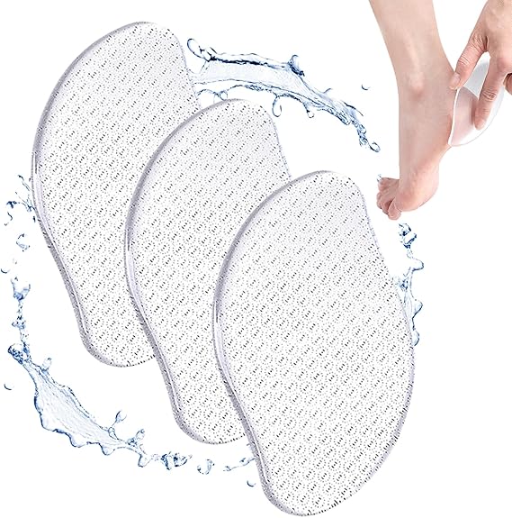 Glass Foot File, Foot File, Cheeky Glo Foot File, Glass Foot File Callus Remover for Feet, Tempered Glass (3 PCS)