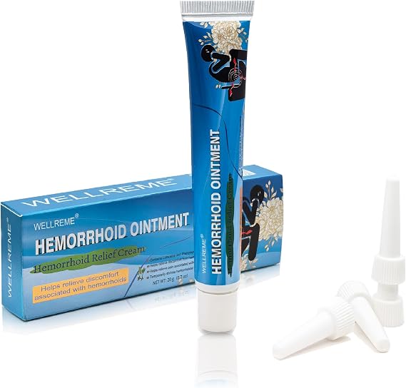 Haemorrhoid Cream 20g | Soothing Skin Cream with Witch Hazel & Aloe Vera | Perineal Comfort | Vegan, Hypoallergenic Formula
