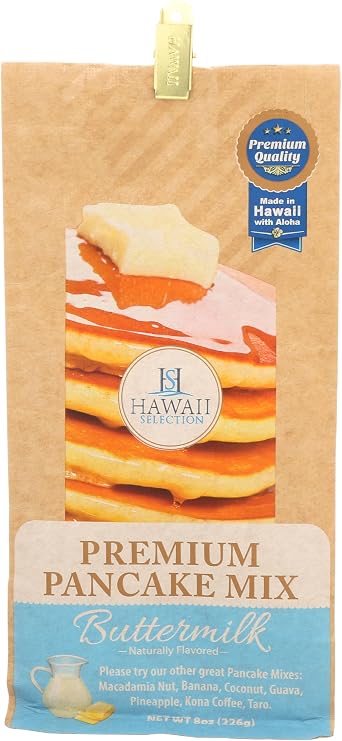Hawaii Selection, Pancake Mix Premium Buttermilk, 8 Ounce