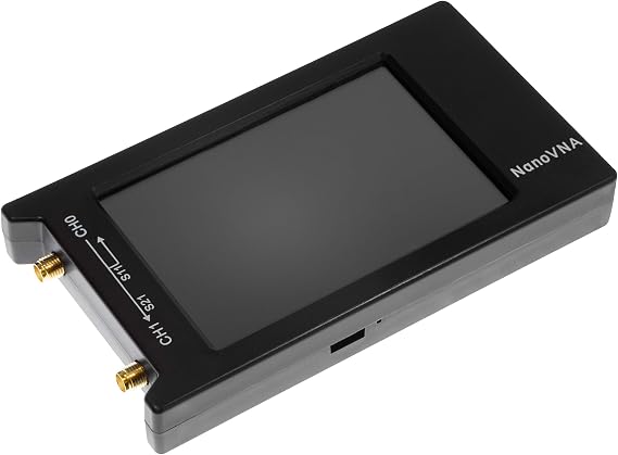 Nooelec NanoVNA-H 4 - Open Hardware Vector Network Analyzer Kit from Authorized Distributor. Includes 50kHz-1.5GHz+ Portable VNA with 4" LCD, EMI Shielding & SOLT Calibration Kit. Support Innovation!