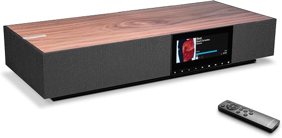 Cambridge Audio EVO ONE - All-in-One Wireless Streaming Speaker with Display Screen, Custom EQ, Room Compensation, Bluetooth APX HD, AirPlay 2, Chromecast Built-in, HDMI ARC and MM Phono Stage