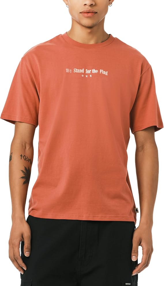 Buffalo David Bitton Men's Short Sleeve Americana Tee