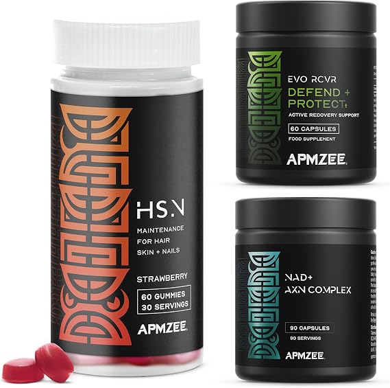 Recovery & Repair Bundle – Recovery, NAD& Hair, Skin & Nails | Longevity | Wellness