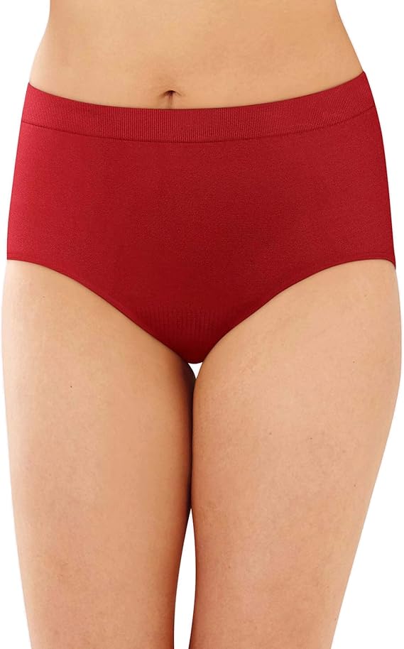 Bali Women's Skimp Skamp Panties, Smoothing Stretch Brief Underwear