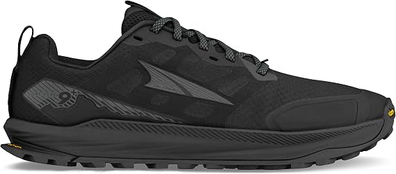 Altra Men's Lone Peak 9+ Wide Running Shoes, Trail Shoes, Black - Black, 47