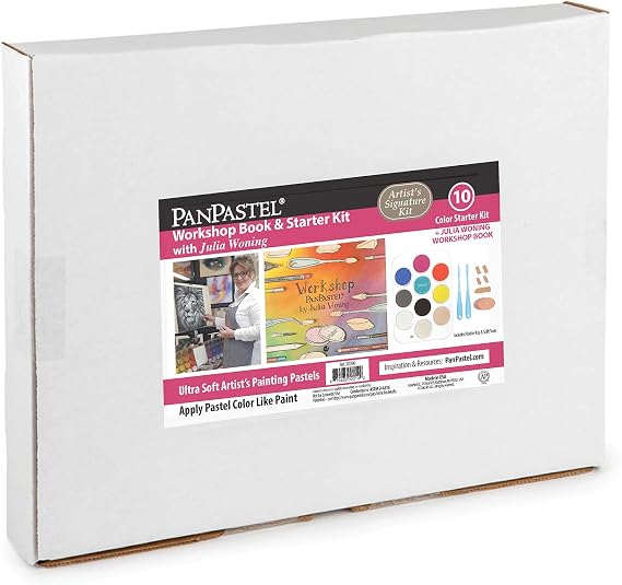 PanPastel Artist Pastels by GOLDEN, Julia Woning Book & Starter Set