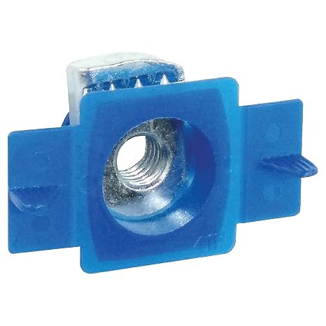 Newhouse Electric CN12-5PK Nylon Strut Cone Nut .5-inch 5-Pack, Electro-Galvanized Strut Channel Cone Nut for Use with A, C, E, and H-Series Channels, UL-Certified Electric Hardware