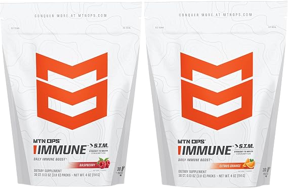 MTN OPS Immune STM Raspberry + Orange Citrus Bundle