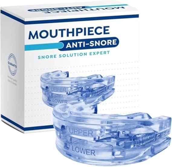 Zcomfort Anti Snoring Solution - Adjustable & Comfortable Mouthpiece for Quiet Nights, Clinically Designed to Reduce Snoring, Includes Travel Case - Fits All Mouth Sizes (Blue)
