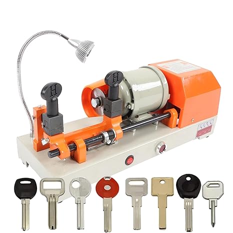 Key Cutting Machine Duplicator - Automatic Horizontal Copy Machine with 5 Duplicating Types for Accurate Adjustment and Easy Operation