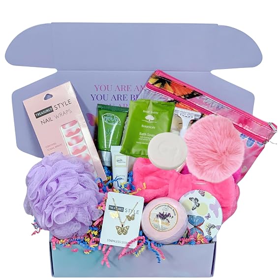 Teen Girl Trendy Gifts, Tween Girl Birthday Gifts, Teenage Granddaughter Presents, Gift Set For Teen Girls, Glam Box For Teen Girls, Tween Selfcare Basket, Teen Girl Gift Box, Daughter Get Well Soon
