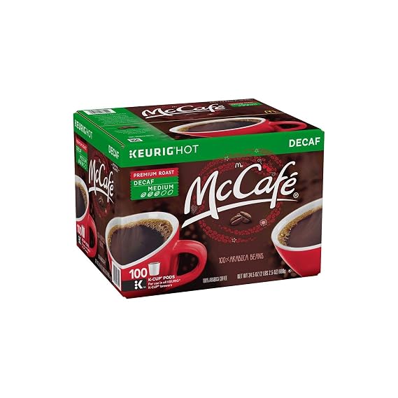 McCafe Premium Roast Decaf Coffee Single Serve Pods (100 ct.)
