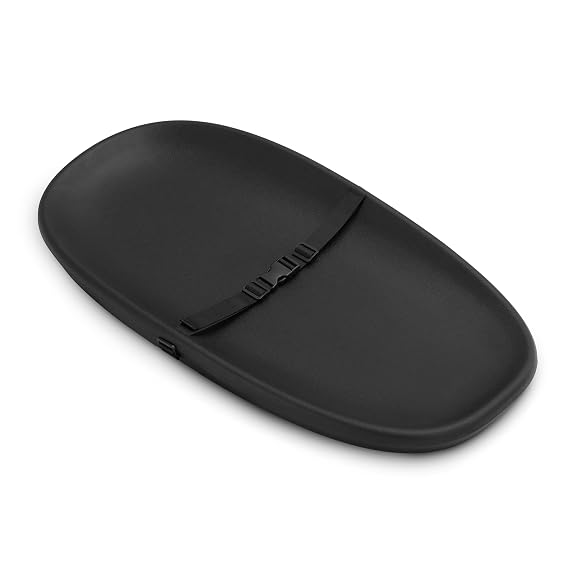 Evolur Eva Changing Pad, Waterproof EVA Foam, Safety Strap, Black
