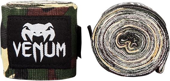 Venum Kontact Boxing Hand Wraps - Forest Camo, 180 in