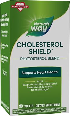Natures Way Enzymatic Therapy, Supports Healthy Cholesterol Levels Already within a Normal Range, 90 Tablets