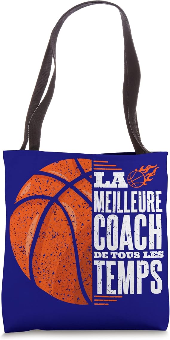 La Meilleure Coach Basketball Pour Femme Entraineuse Basket Tote Bag