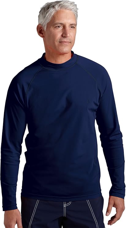 Men's Surf Long Sleeve Rash Guard - UPF 50+ Sun Protection - Tulum