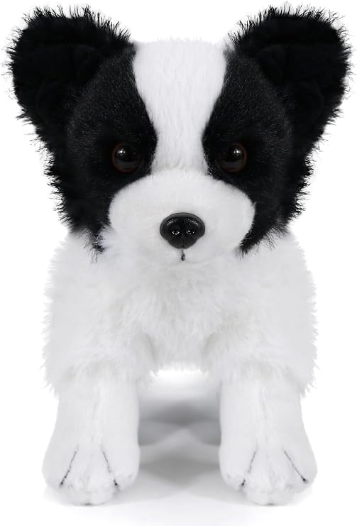 ICE KING BEAR Border Collie Stuffed Animal Plush Toy 9 Inches