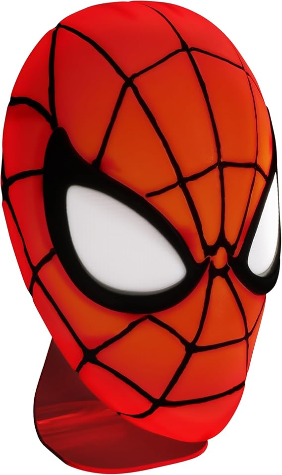 Paladone Spider-Man Mask Light Officially Licensed Disney & Marvel Desk Lamp or Wall Light, USB or Battery Powered, Gift for Superhero Fans