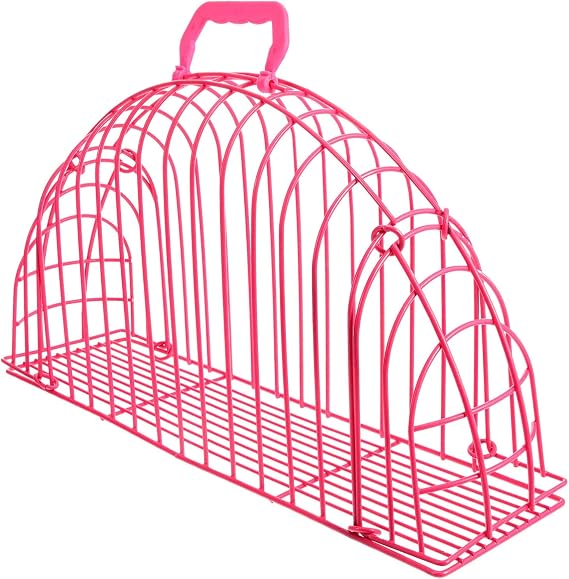 BESPORTBLE Pet Cat Shower Cage Made of Stainless Steel Scratch Sturdy Kitten Grooming Pet Supplies