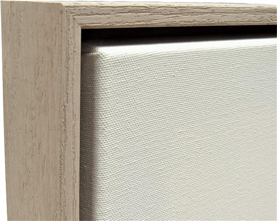Natural Wood Grain Floater Frame for 1.5" Deep Art Canvas