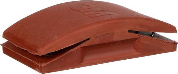 3M Sanding Block 05519, 2-3/4 in x 5 in, Professional Grade, Rubber, for Putty and Filler