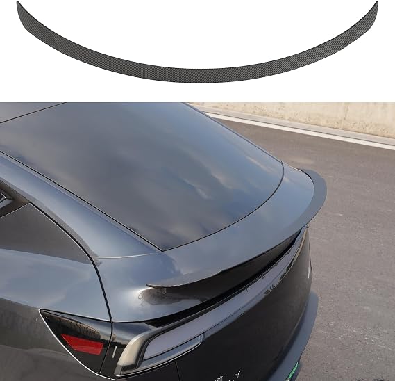 TOPABYTE Spoiler for Tesla Model Y Juniper 2025 2026 New Launch Series Accessories Performance Rear Spoiler Rear Spoiler Wing Lip ABS Rear Spoiler