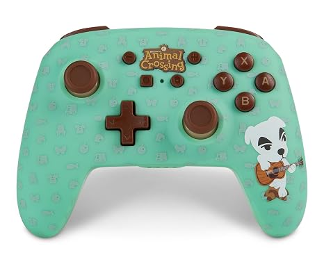 PowerA Enhanced Wireless Controller for Nintendo Switch/Switch 2 / Switch Lite/OLED Model - Animal Crossing: K.K. Slider - Gamepad, game controller, Officially Licensed