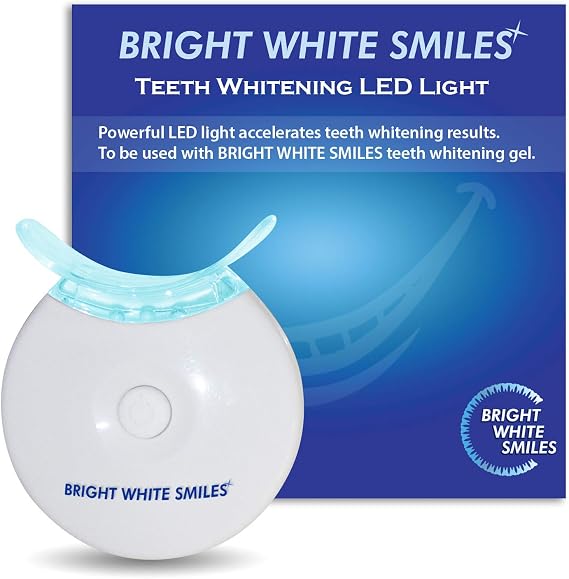 Bright White Smiles Teeth Whitening Accelerator Light, 5X More Powerful Blue LED Light, Whiten Teeth Faster