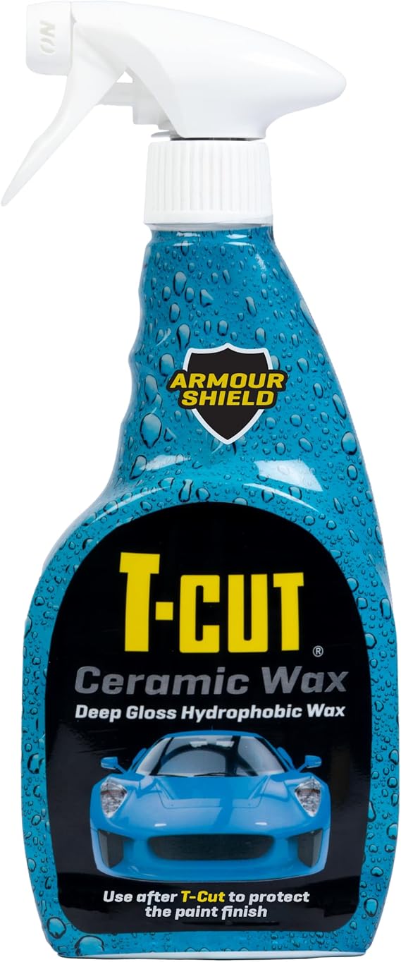 T-Cut Ceramic Wax 500 ml - Protection, Deep Gloss Enhancement, Silky Smooth Finish - Versatile Solution for Paintwork, Wheels, Rubber and Plastic Trim