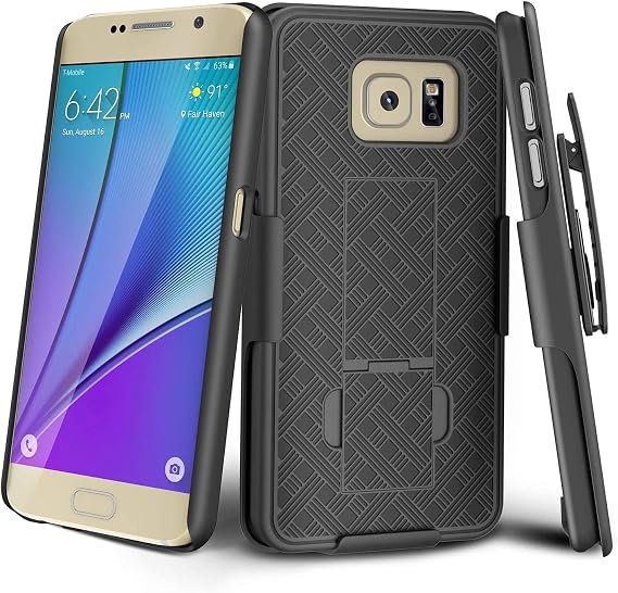 Verizon OEM Shell Holster Stand Combo for Samsung Galaxy S6 - Black