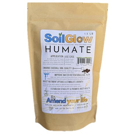 Humate (3 Pound Bag) - Natural Soil Amendment and Conditioner for Plant Health