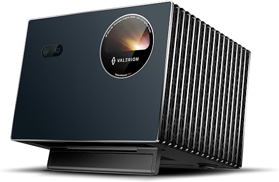 AWOL Valerion VisionMaster Pro Triple Laser Projector 4k, 2500 ISO Lumens, 15000:1 Contrast, 0.9-1.5 Zoom, 2X Multitasking Power, IMAX Enhanced, 4K UHD, HDR10+, GTV Streaming, 4ms Lag-Free Gaming