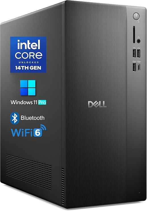 Dell 2026 Edition Tower Desktop Computers, 8GB DDR5 RAM, 512GB PCIe SSD