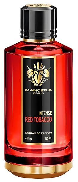 Mancera Intense Red Tobacco Eau de Parfum Bold Tobacco Spicy Fragrance (Cinnamon, Tobacco, Vanilla)