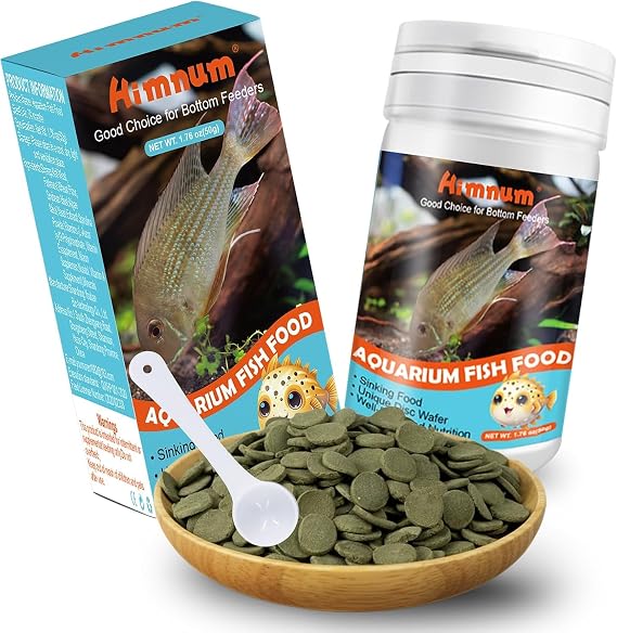 Aquarium Fish Food, Nutritionally Balanced Shrimp Fish Food, Daily Diet for All Bottom Feeders, Fresh Seafood Formula, 1.76 Ounces