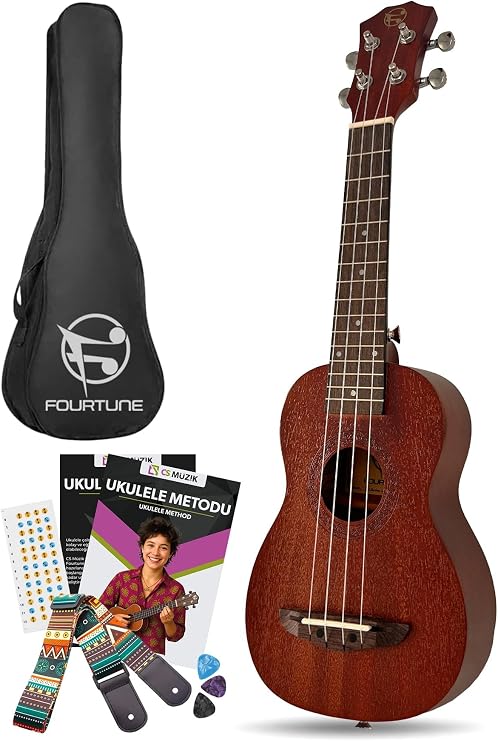 Fourtune Raya UKS-21MN Soprano Ukulele Maun Hakiki Ağaç (21")