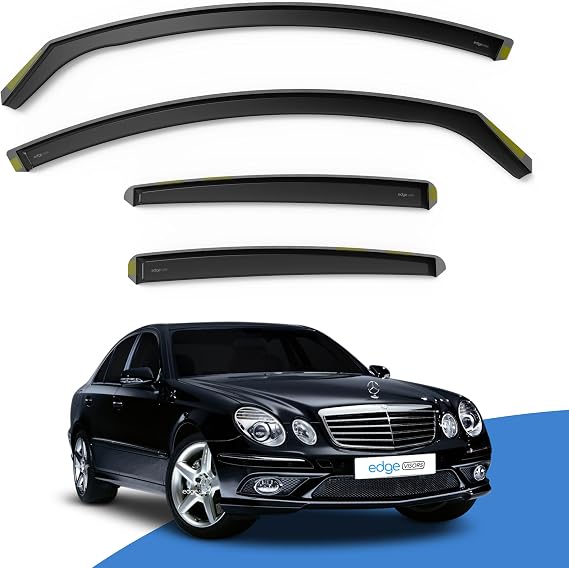 EdgeVisors Wind Deflectors Mercedes E-Class W211 4Dr Saloon 2002-2009 4pc