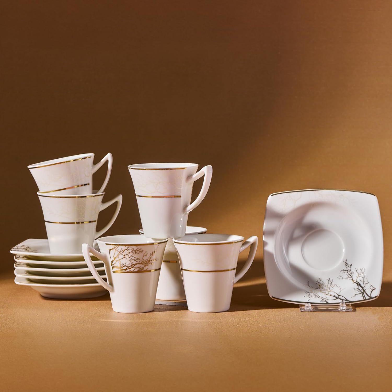 Karaca Autumn 6 Winter Coffee Cup, White